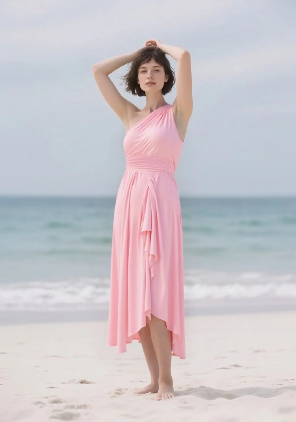 SandSeaâ„¢ Blush Pink Infinity Beach Dress